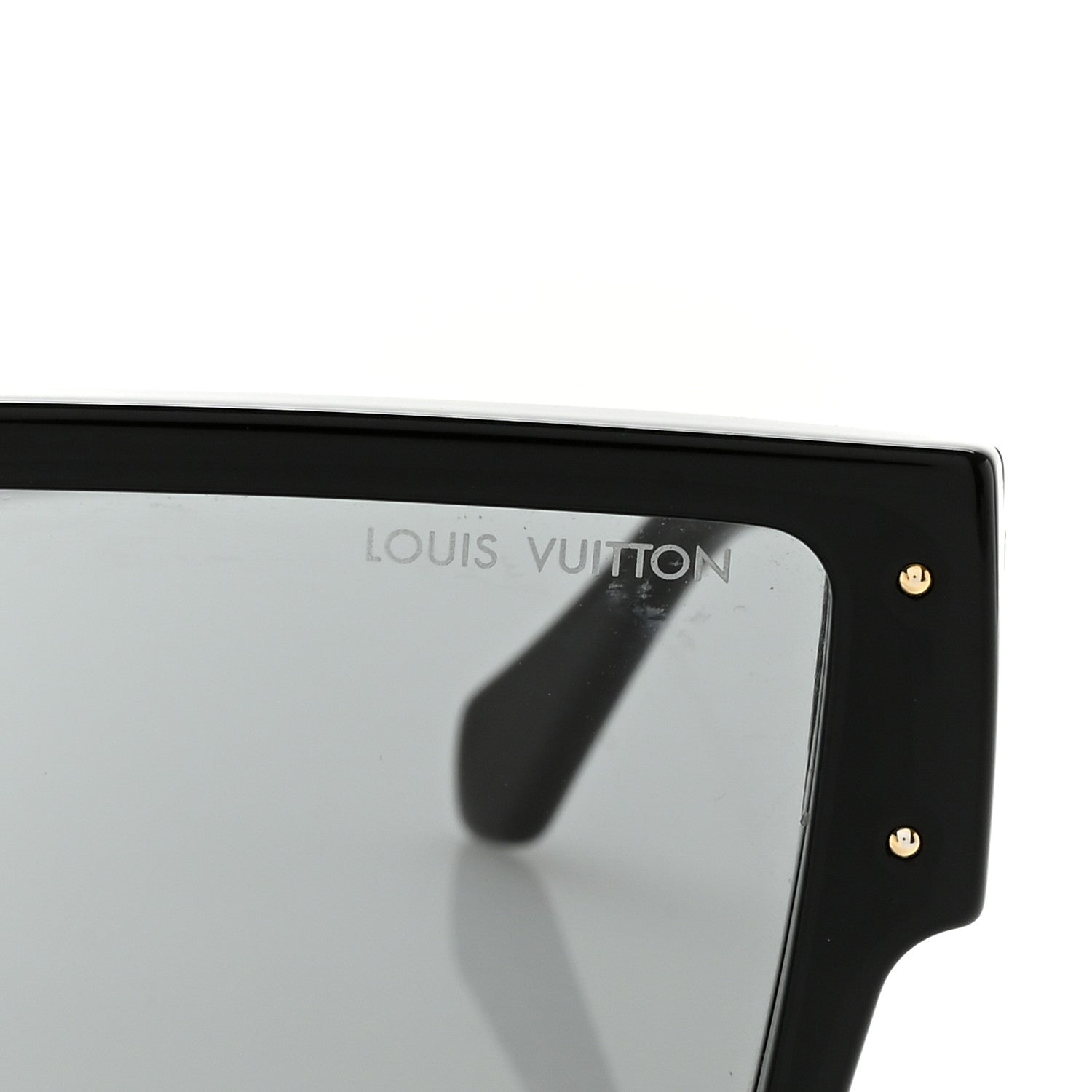 Louis Vuitton Acetate Swarovski Crystal Cyclone Sunglasses Z1578W Black 5 of 9
