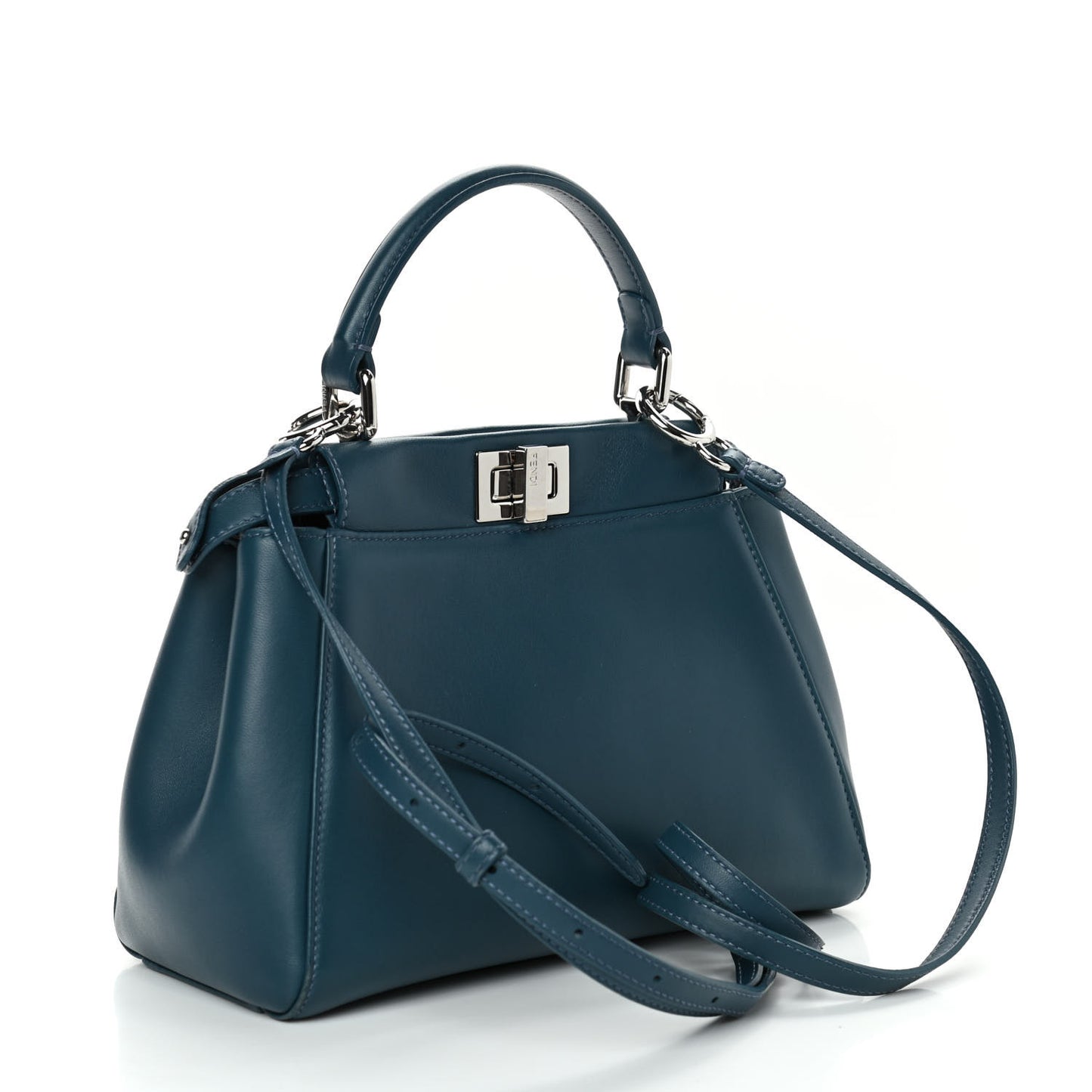 Nappa Mini Peekaboo Iconic Satchel Pavone