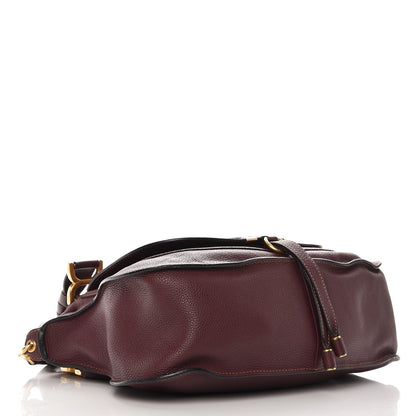 Chloe Calfskin Medium Marcie Satchel Burgundy 5 of 11
