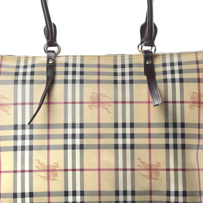 Burberry Haymarket Check Medium Salisbury Tote Chocolate 9 of 20
