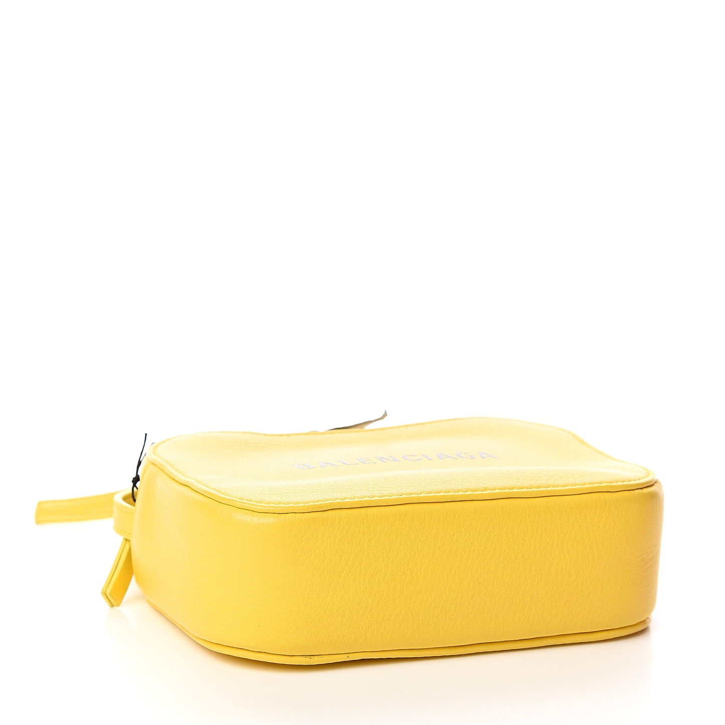 Smooth Calfskin Logo XS Everyday Camera Bag Jaune Soleil Black