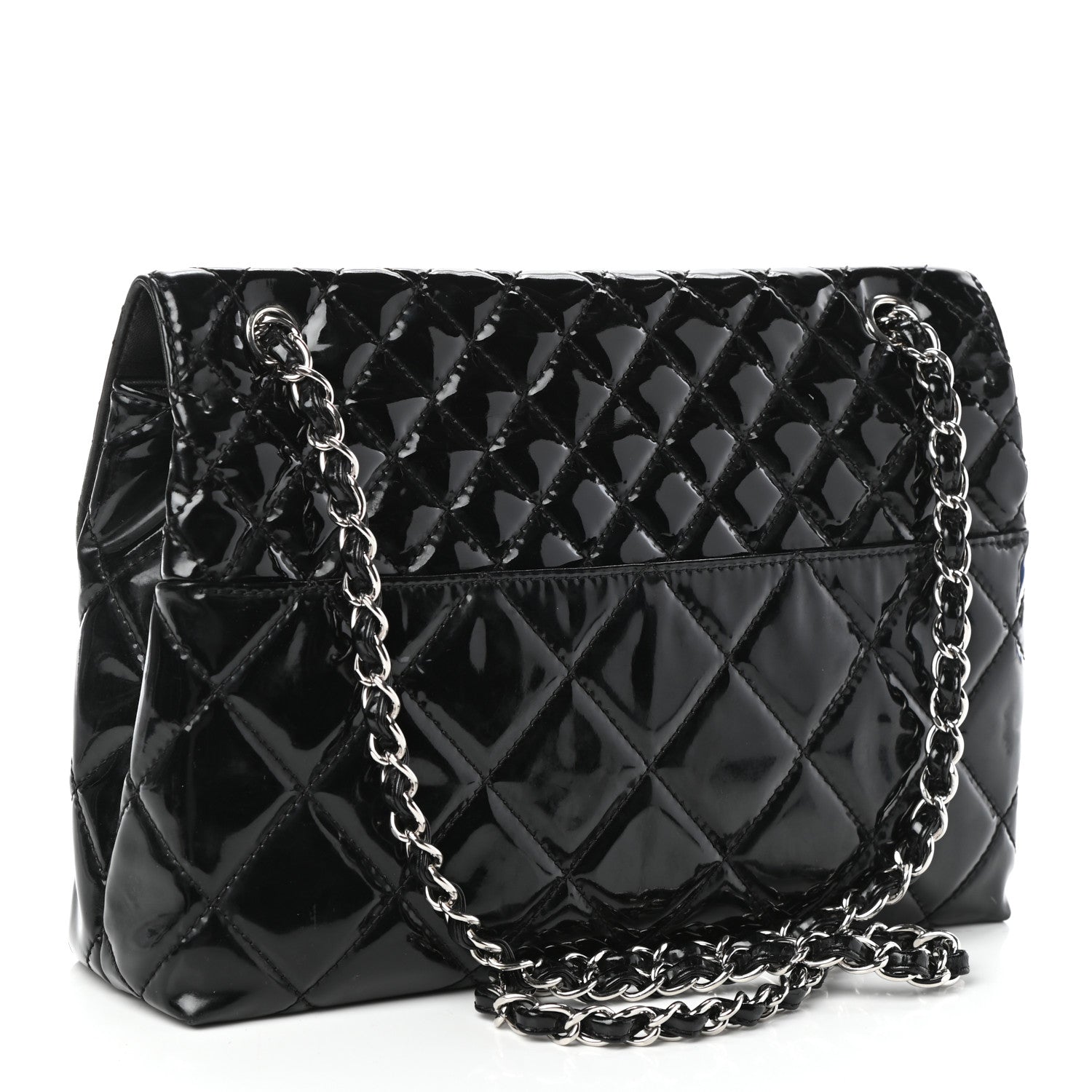 Chanel Vinyl Quilted In The Business Flap Bag Black 3 of 10