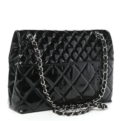 Chanel Vinyl Quilted In The Business Flap Bag Black 3 of 10
