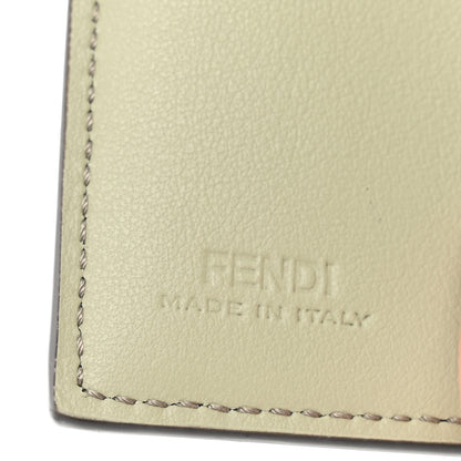 Fendi Elaphe Vitello Grace Python Print Micro Trifold Wallet Green Tea 6 of 7