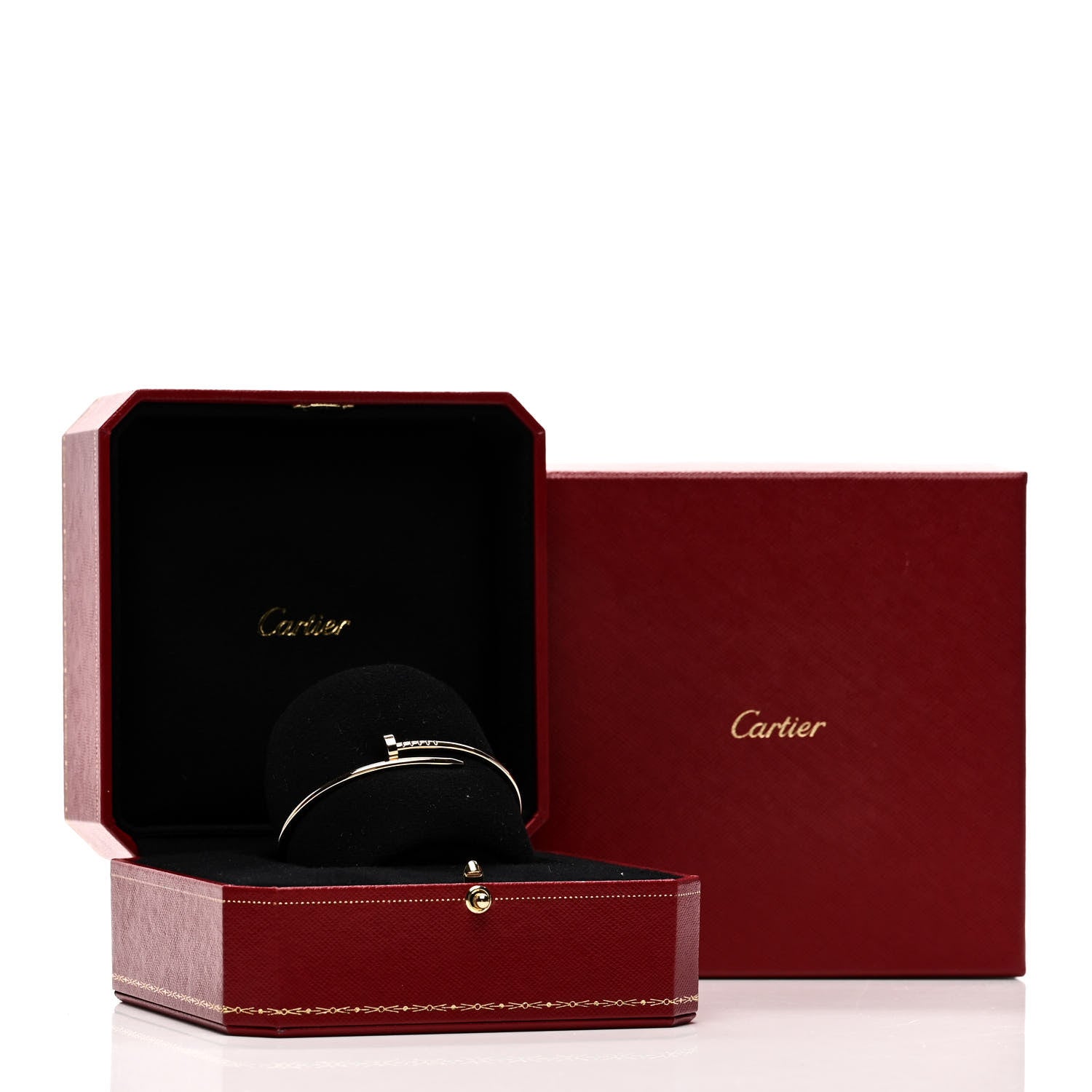Cartier 18K Yellow Gold Small Juste Un Clou Bracelet 17 4 of 4