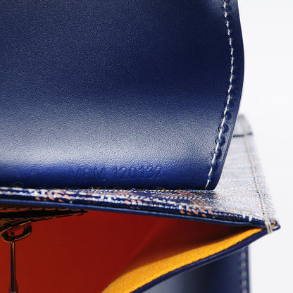 Goyard Goyardine Saigon MM Blue 9 of 9