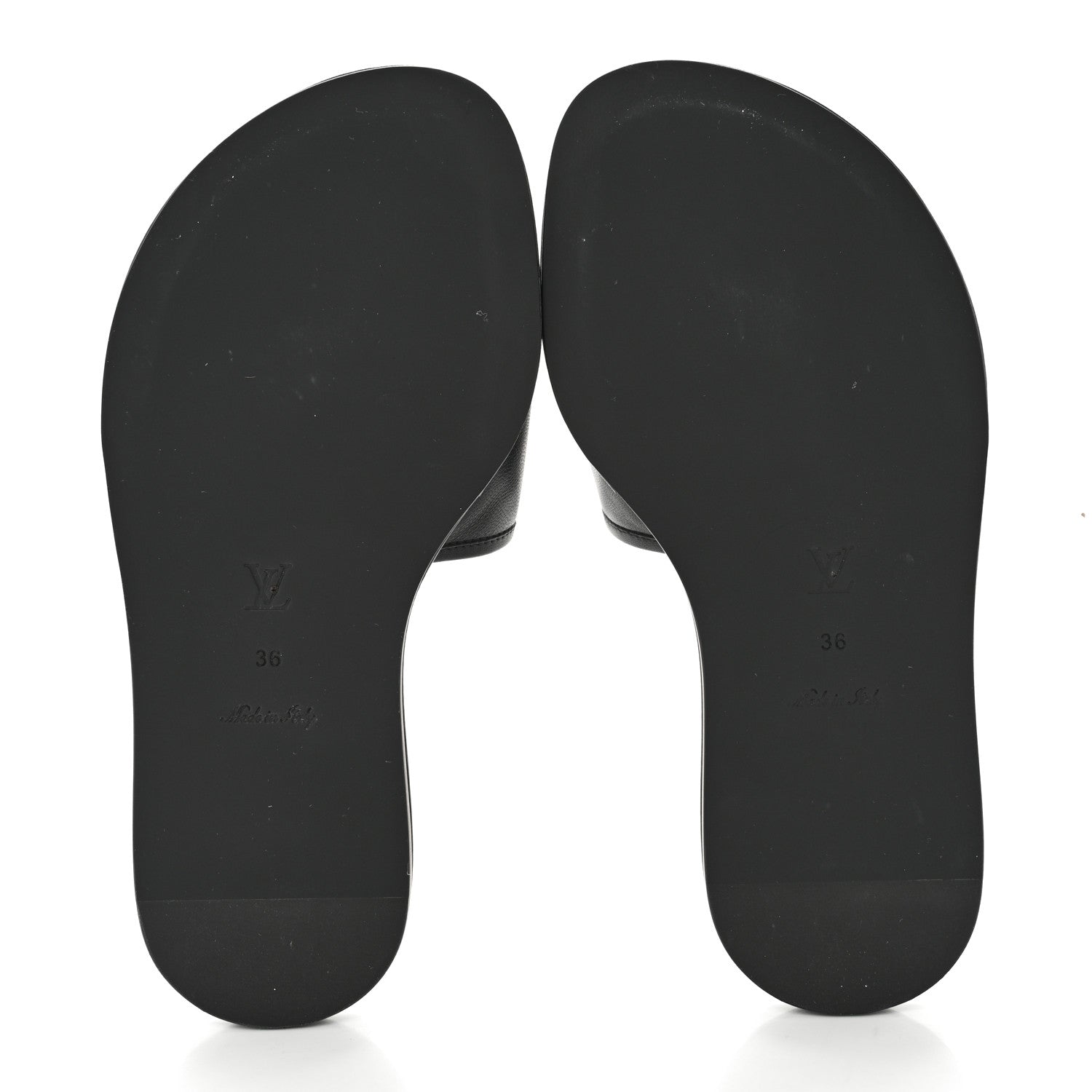 Louis Vuitton Lambskin Magnetic Flat Mule 36 Black 5 of 9