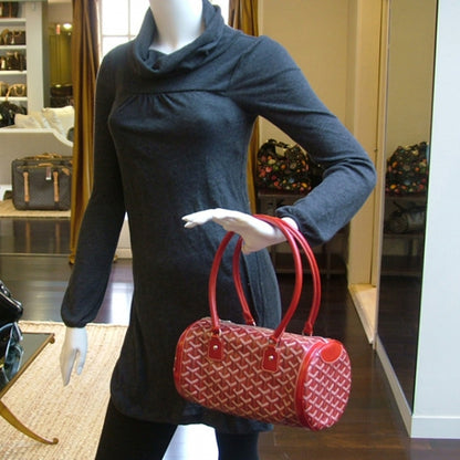 Goyard Goyardine Amakios PM Bowler Red 2 of 13