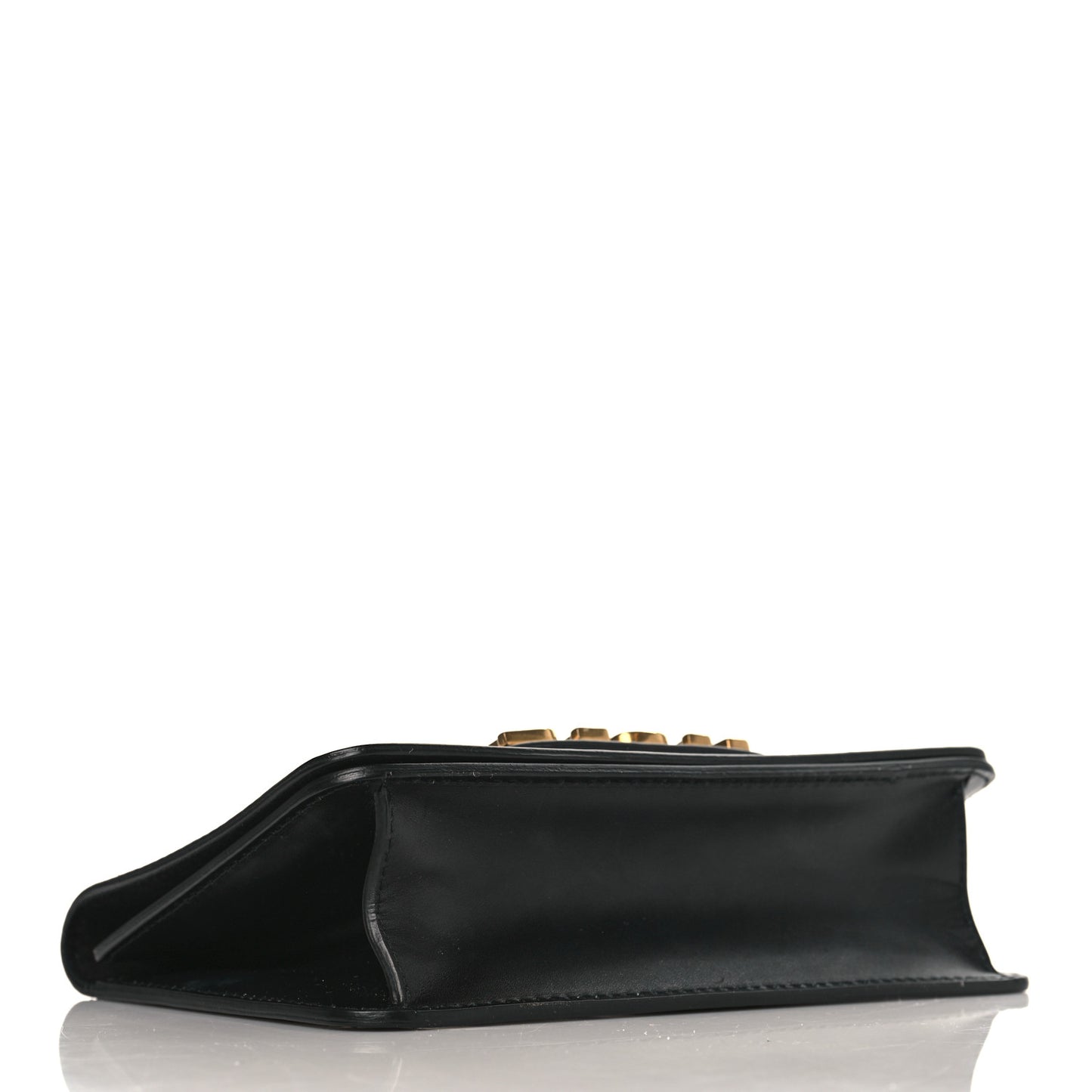 Smooth Calfskin Dio(r)evolution Flap Clutch Black