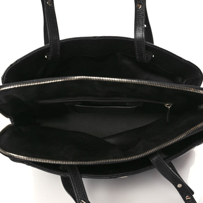 Chanel Glazed Calfskin On the Road Zip Tote Black 4 of 8