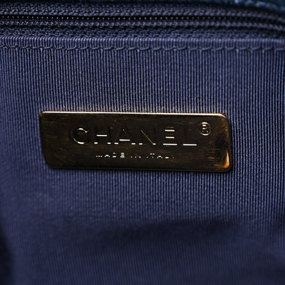 Chanel Denim Quilted Medium Chanel 19 Flap  Blue 6 of 10