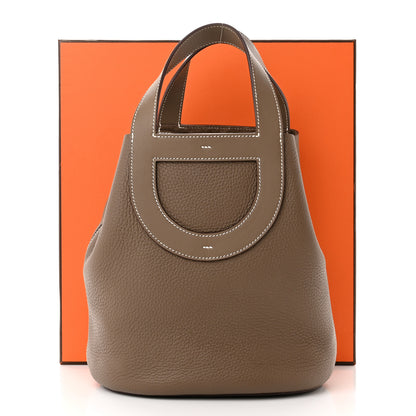 Hermes Taurillon Clemence Swift In-The-Loop 23 Bag Etoupe 11 of 11