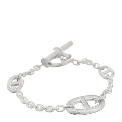 Hermes Sterling Silver Farandole Bracelet LG 1 of 4