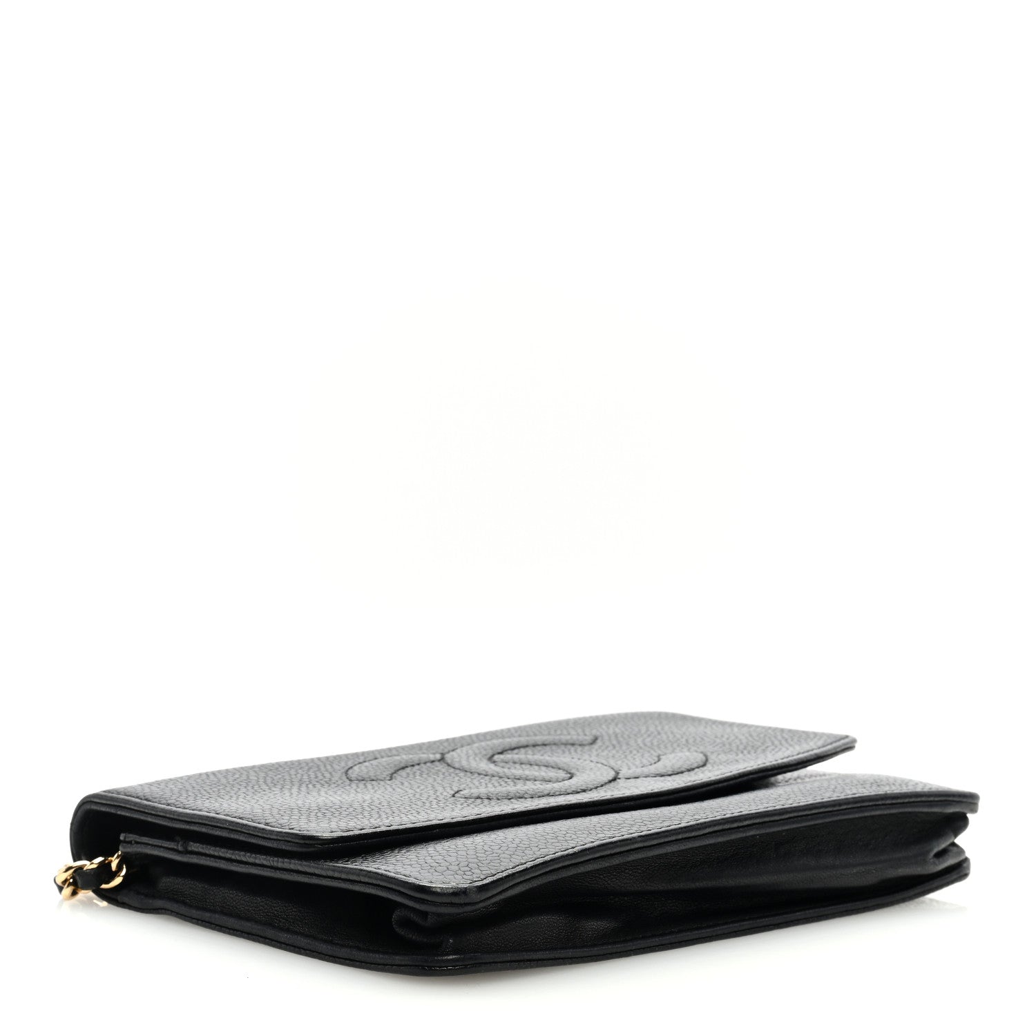 Chanel Caviar Timeless CC Wallet on Chain WOC Black 4 of 7