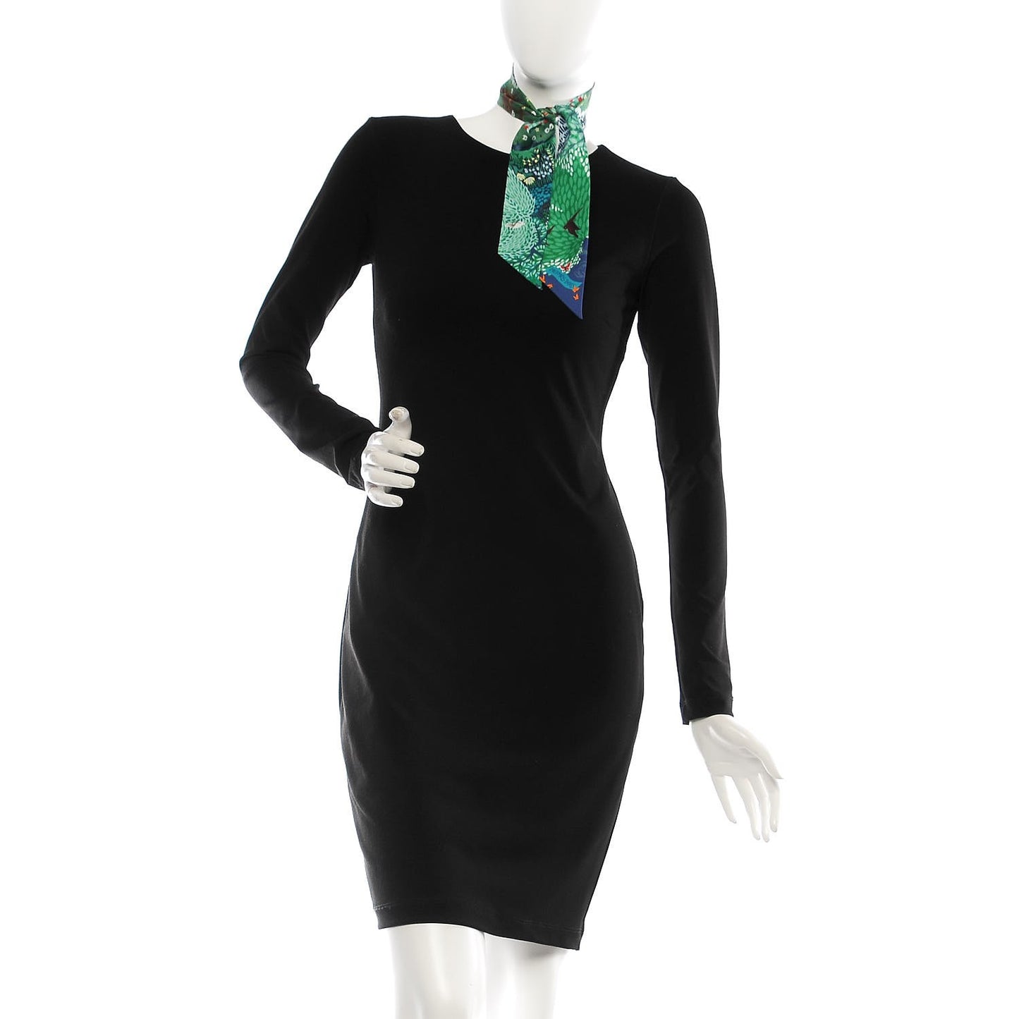 Silk Dans un Jardin Anglais Twilly Marine Vert Rouge