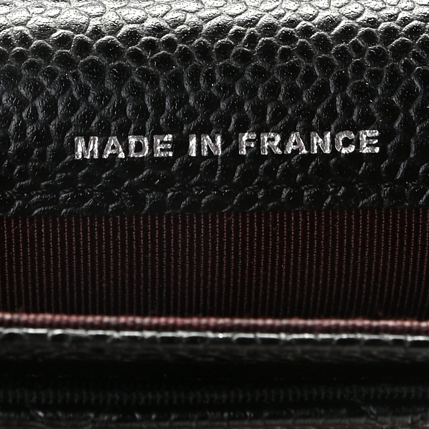 Caviar Quilted Flap Card Holder Black