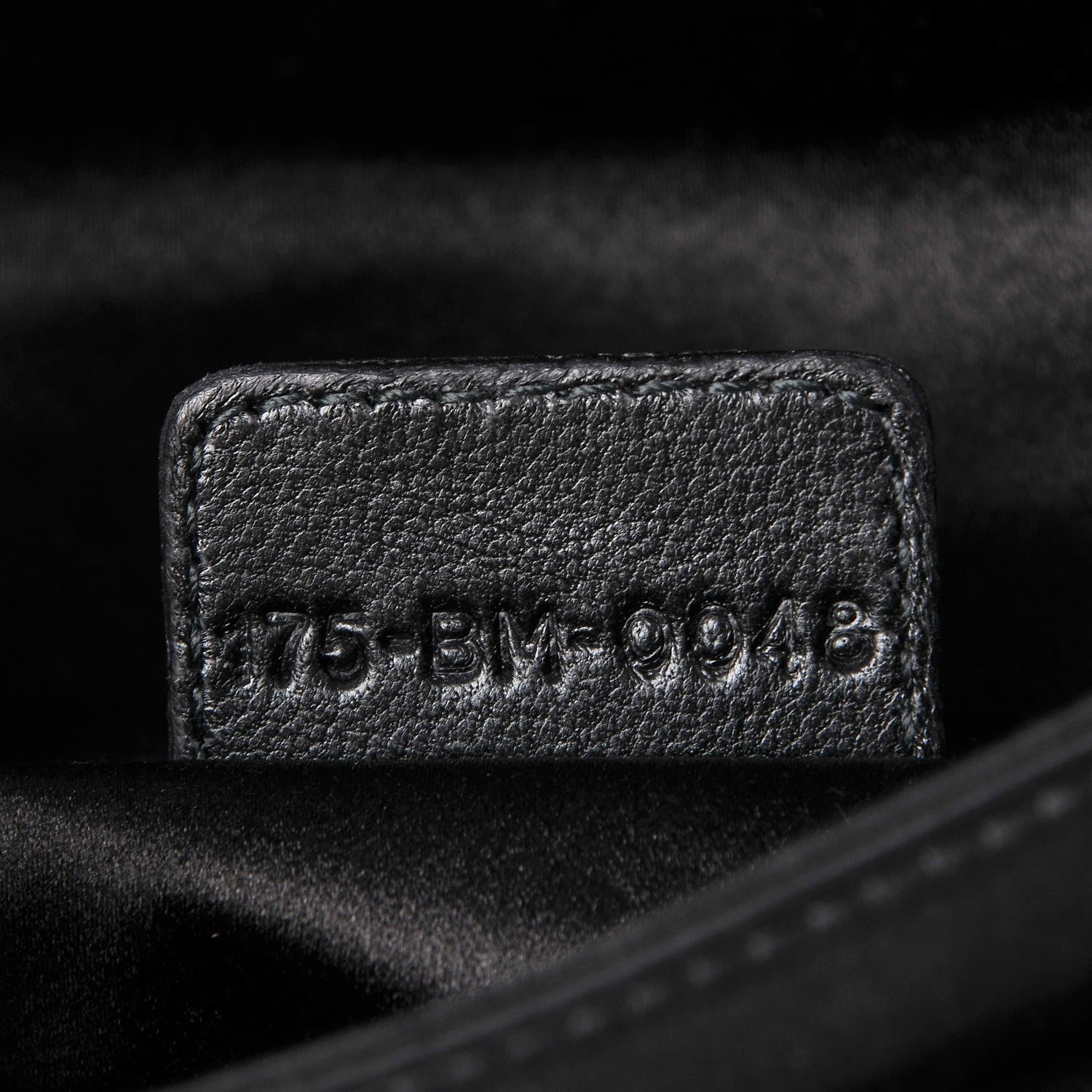Christian Dior Satin Cannage Lady Dior Convertible Clutch Black 8 of 8