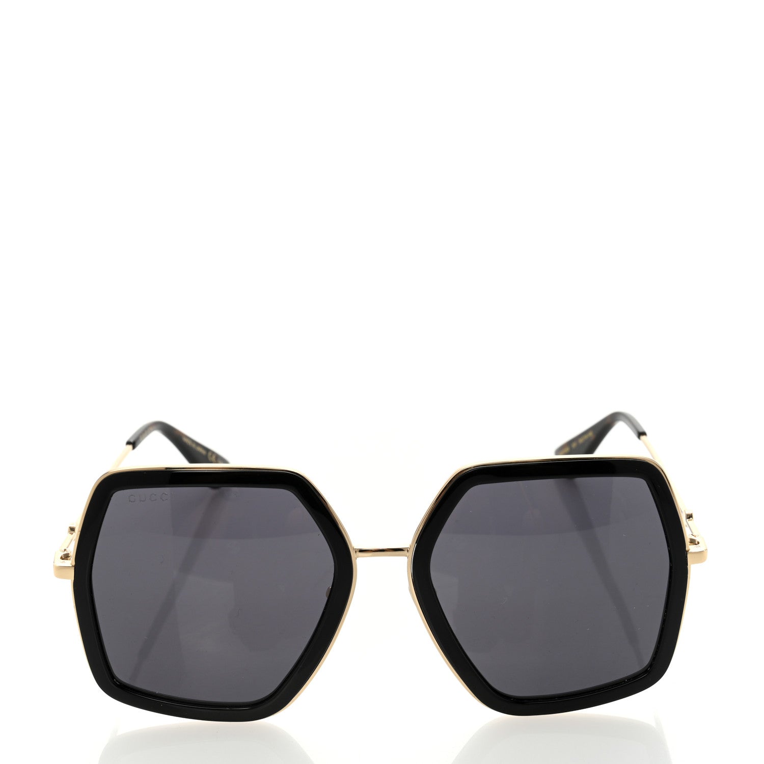 Gucci Acetate Oversize Square Frame GG0106S Sunglasses Black 2 of 7