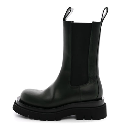 Bottega Veneta Calfskin The Lug Chelsea 55mm Boots 36 Bottle Green 1 of 9