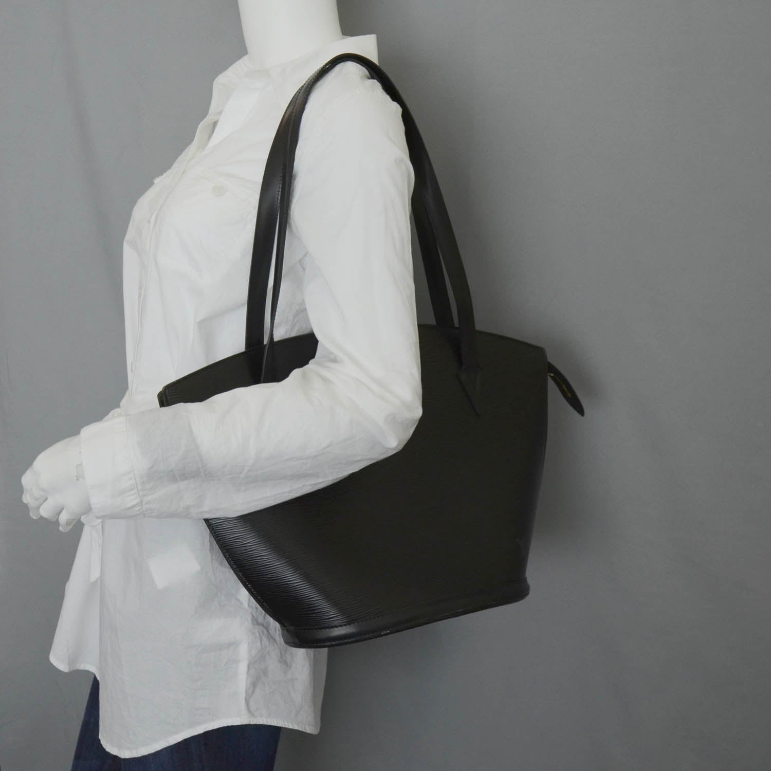 Louis Vuitton Epi Saint Jacques PM Long Straps Black 2 of 11