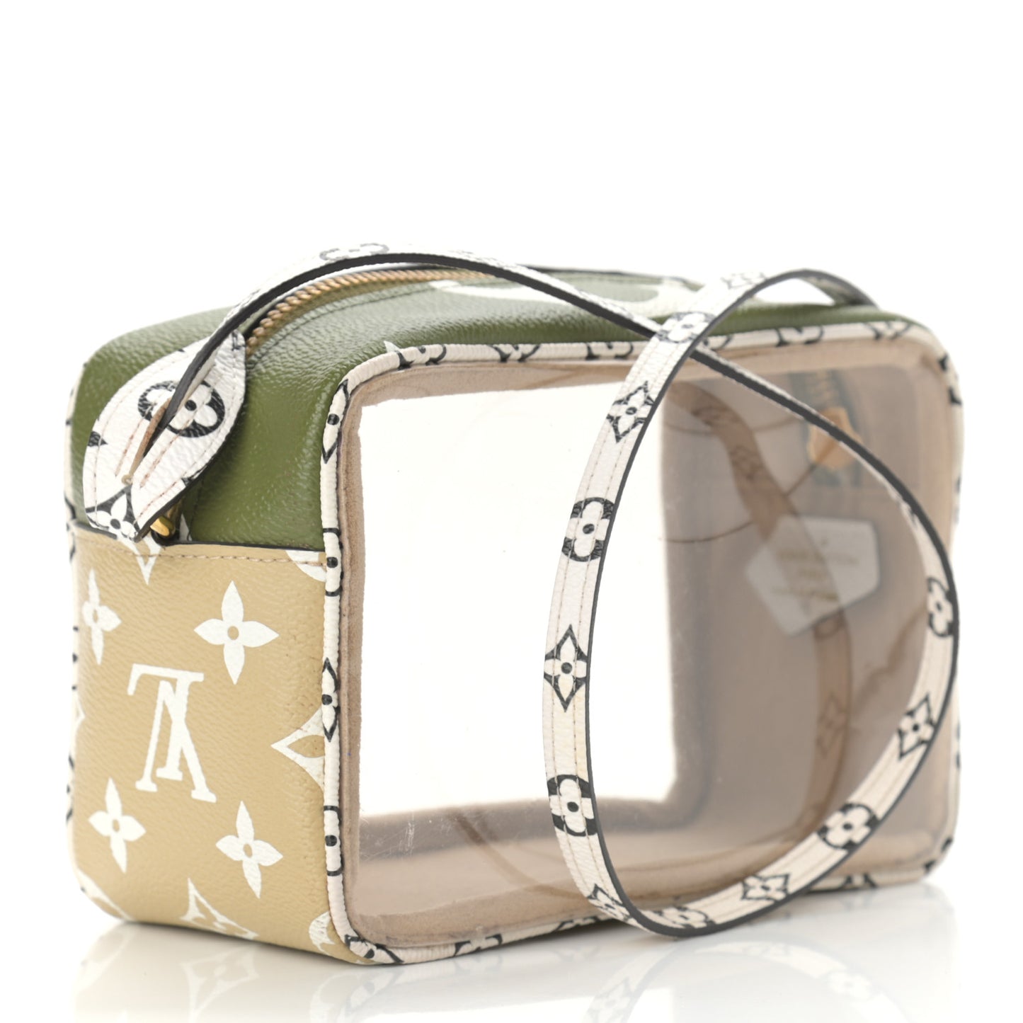 Monogram Giant Beach Pouch Kaki