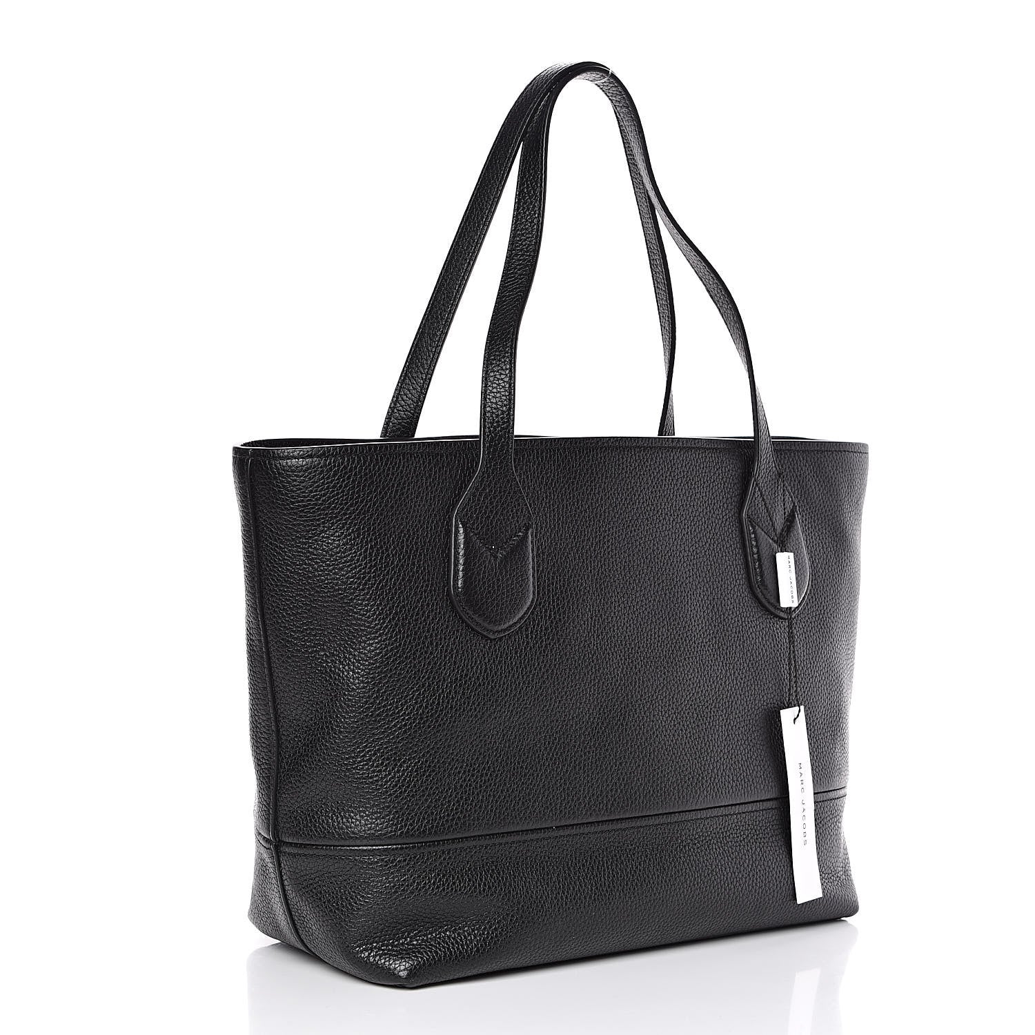 Marc Jacobs Pebbled Calfskin Shopping Tote Black 3 of 10