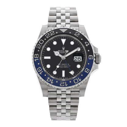 Rolex Stainless Steel 40mm Oyster Perpetual Date GMT Master Ⅱ Batgirl Watch 126710BLNR 1 of 5