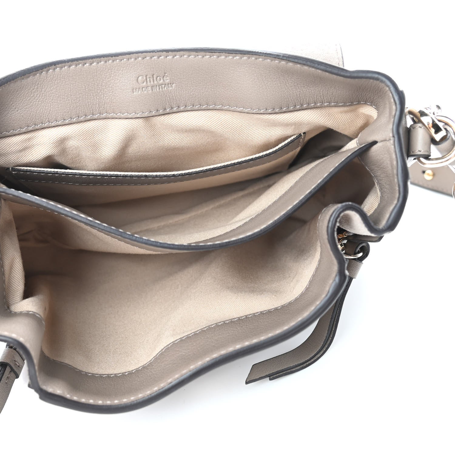 Chloe Calfskin Mini Faye Day Shoulder Bag Motty Grey 5 of 9