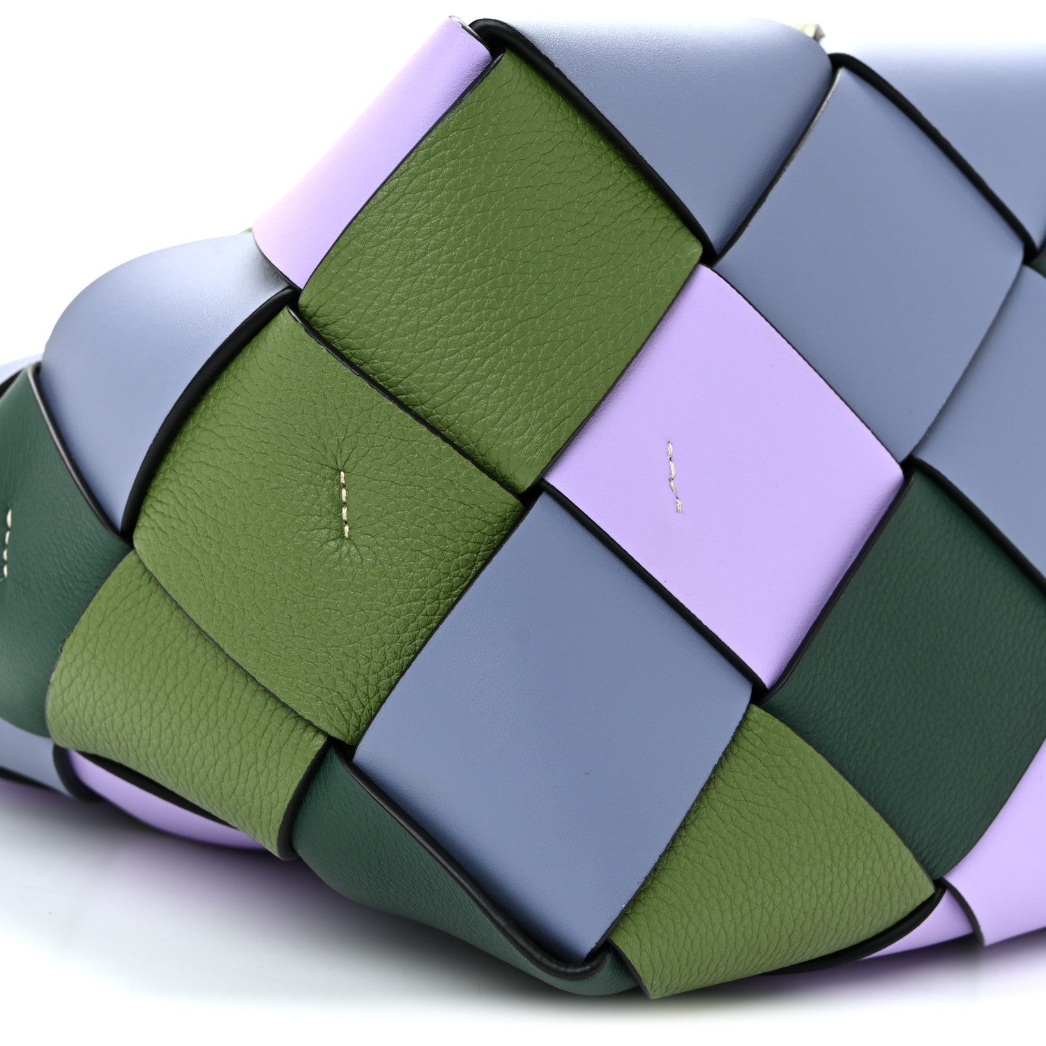 Loewe Calfskin Woven Small The Surplus Collection Basket Bag Multicolor 8 of 10