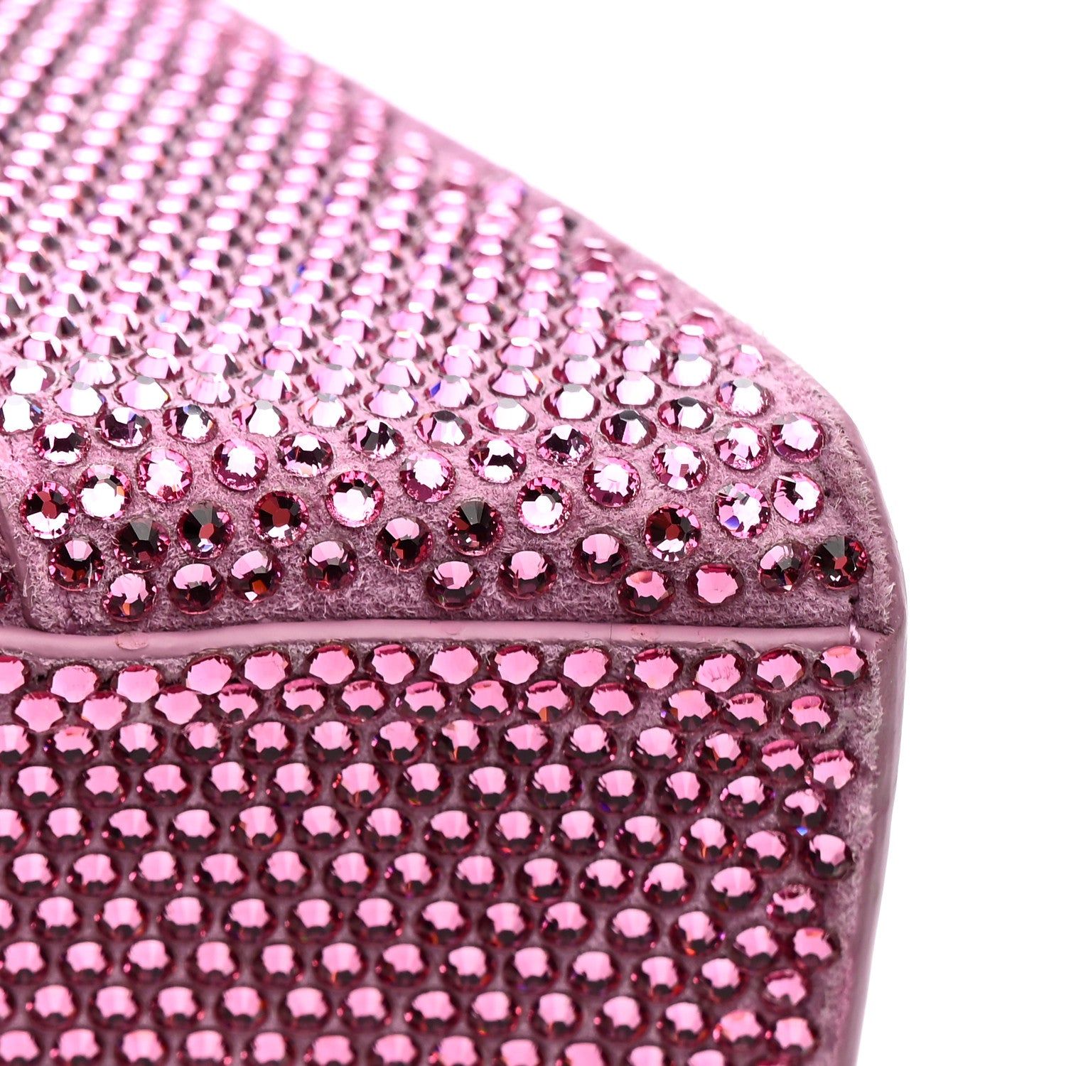 Balenciaga Strass Suede Hourglass Top Handle Bag XS Pink 11 of 16