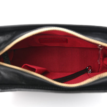 Chanel Aged Calfskin Quilted Small Gabrielle Hobo Black 5 of 10