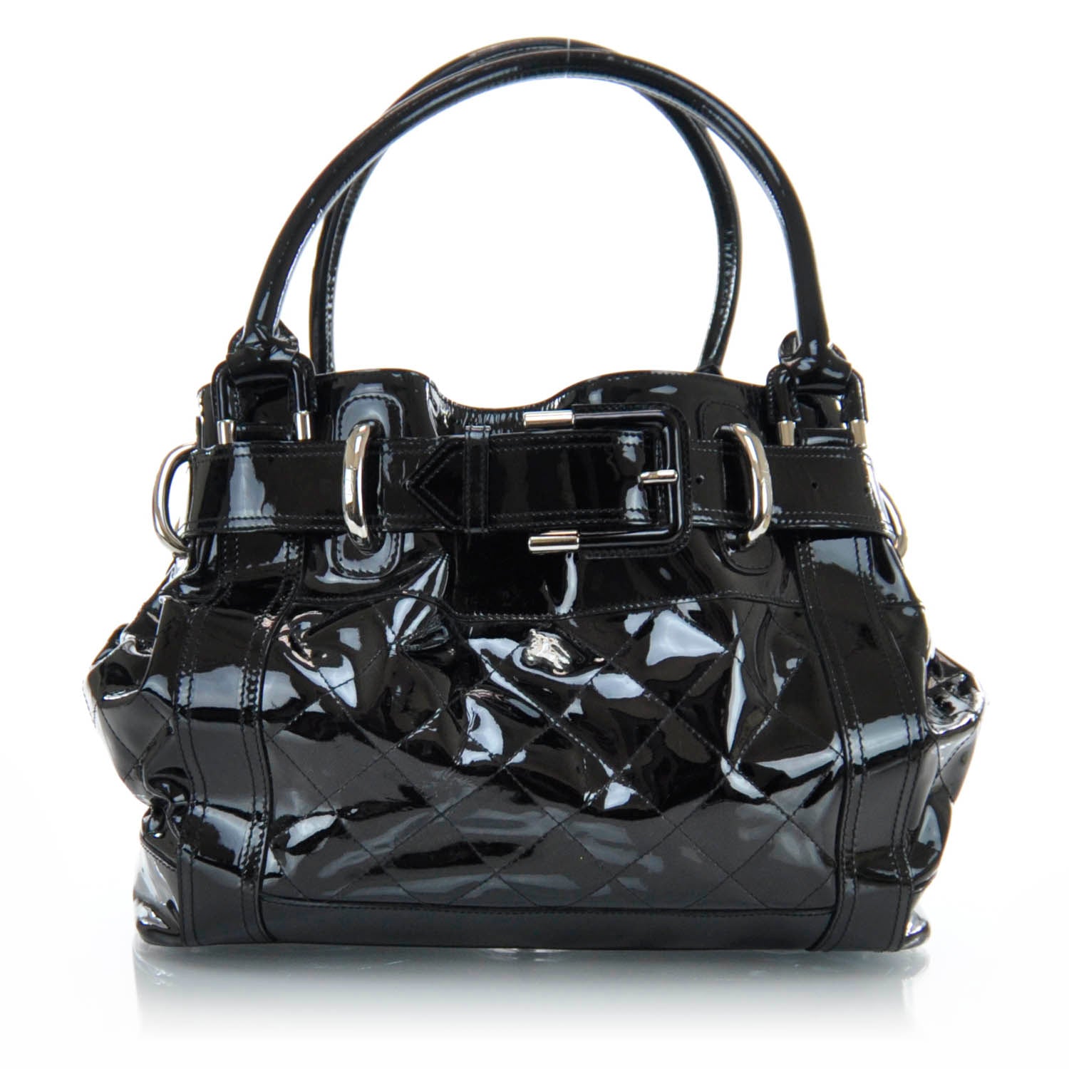 Burberry Patent Quilted Beaton Black 1 of 10