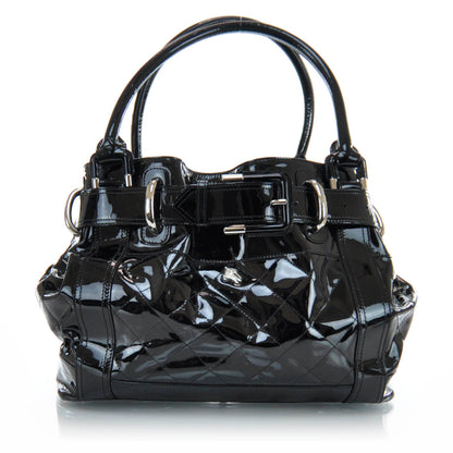 Burberry Patent Quilted Beaton Black 1 of 10