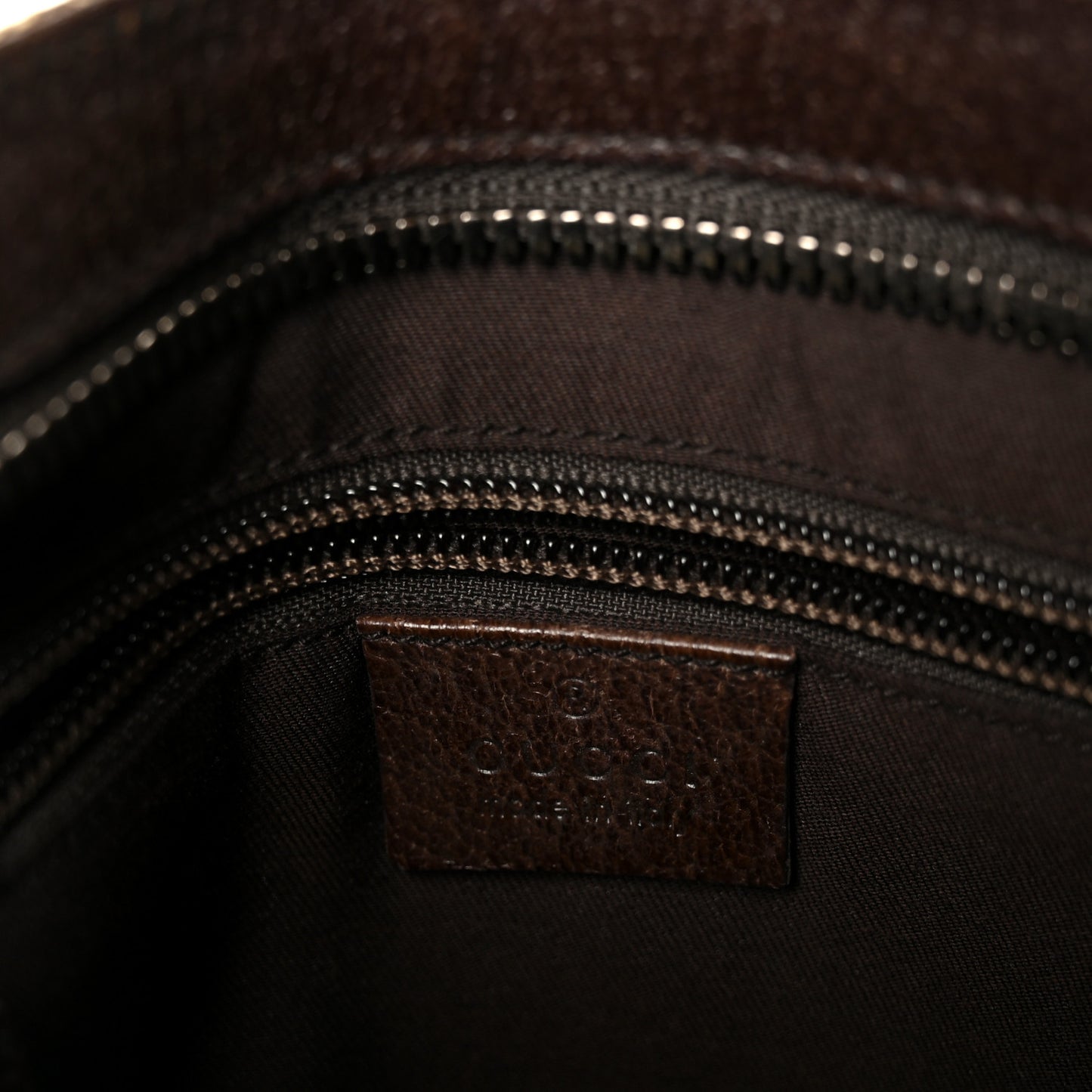 Monogram Flat Messenger Bag Dark Brown