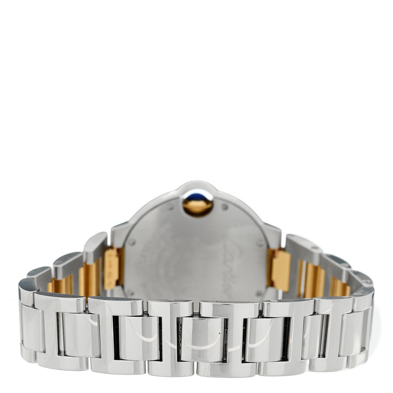 Cartier Stainless Steel 18K Yellow Gold 33mm Ballon Bleu De Cartier Automatic Watch 3 of 4