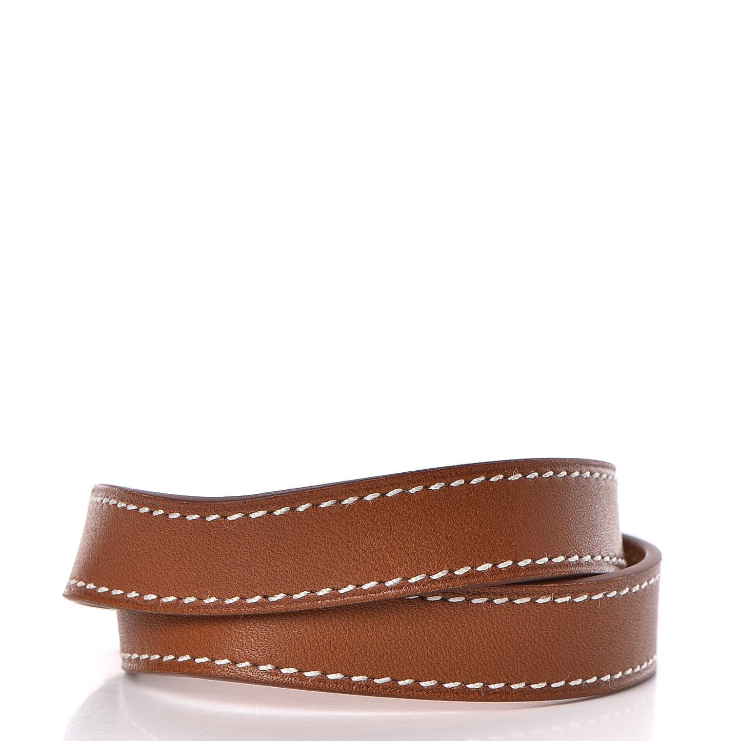 Barenia Kelly Double Tour Bracelet S Fauve