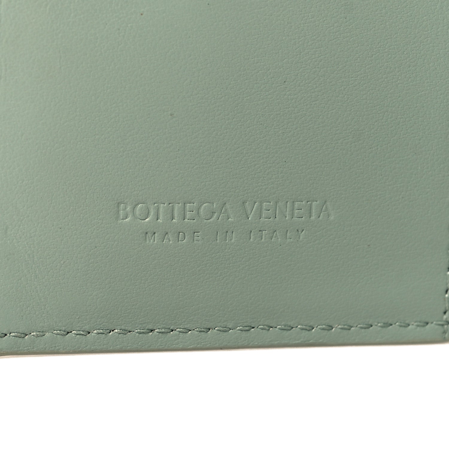 Bottega Veneta Nappa Maxi Intrecciato Bifold Zip Wallet New Sauge 7 of 8