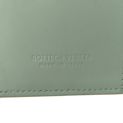 Bottega Veneta Nappa Maxi Intrecciato Bifold Zip Wallet New Sauge 7 of 8