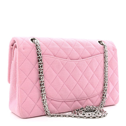 Chanel Jersey Quilted Small Double Flap Pink 3 of 15