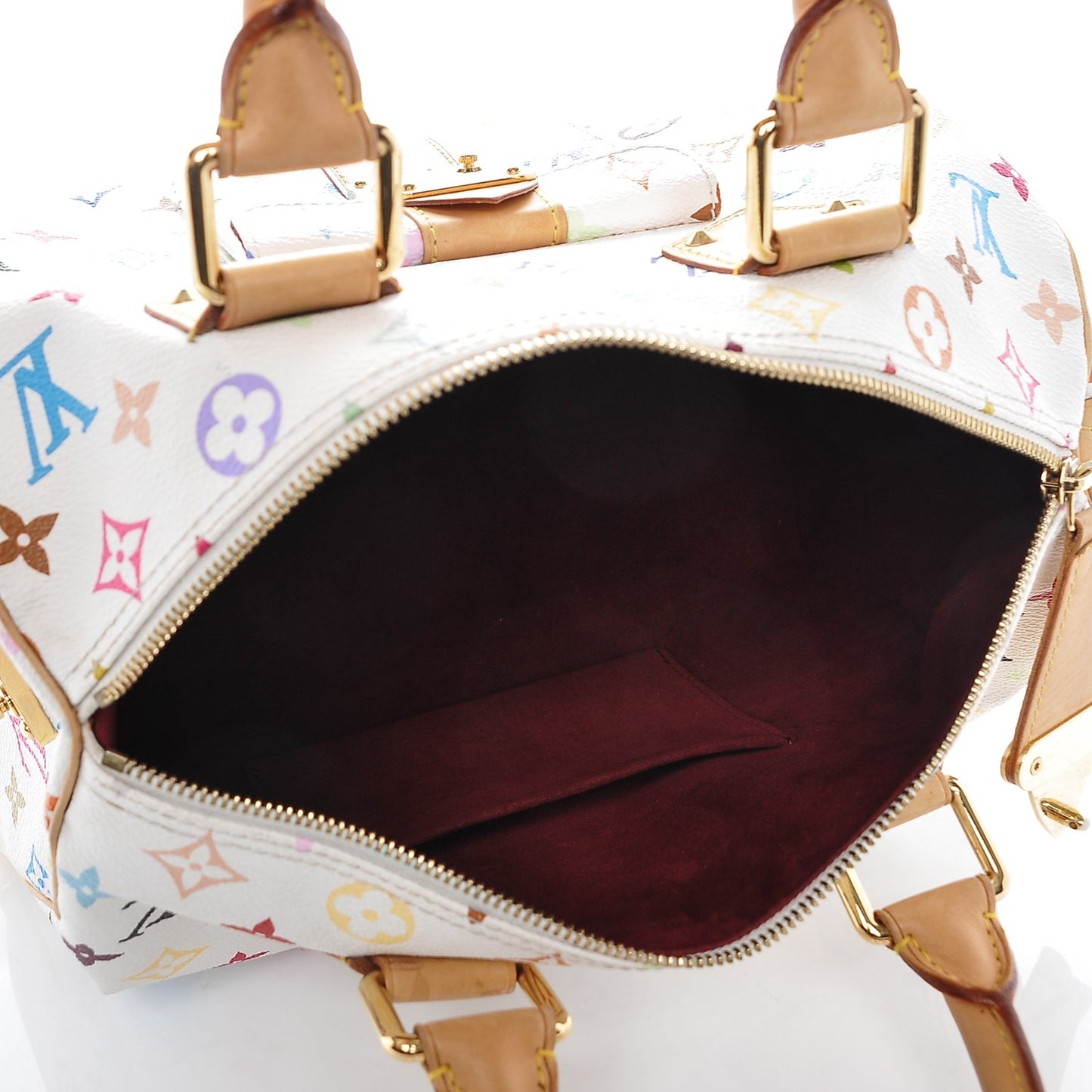 Monogram Multicolor Speedy 30 White