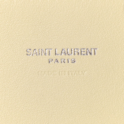 Saint Laurent Shearling Medium Nolita Shoulder Bag Natural 7 of 14