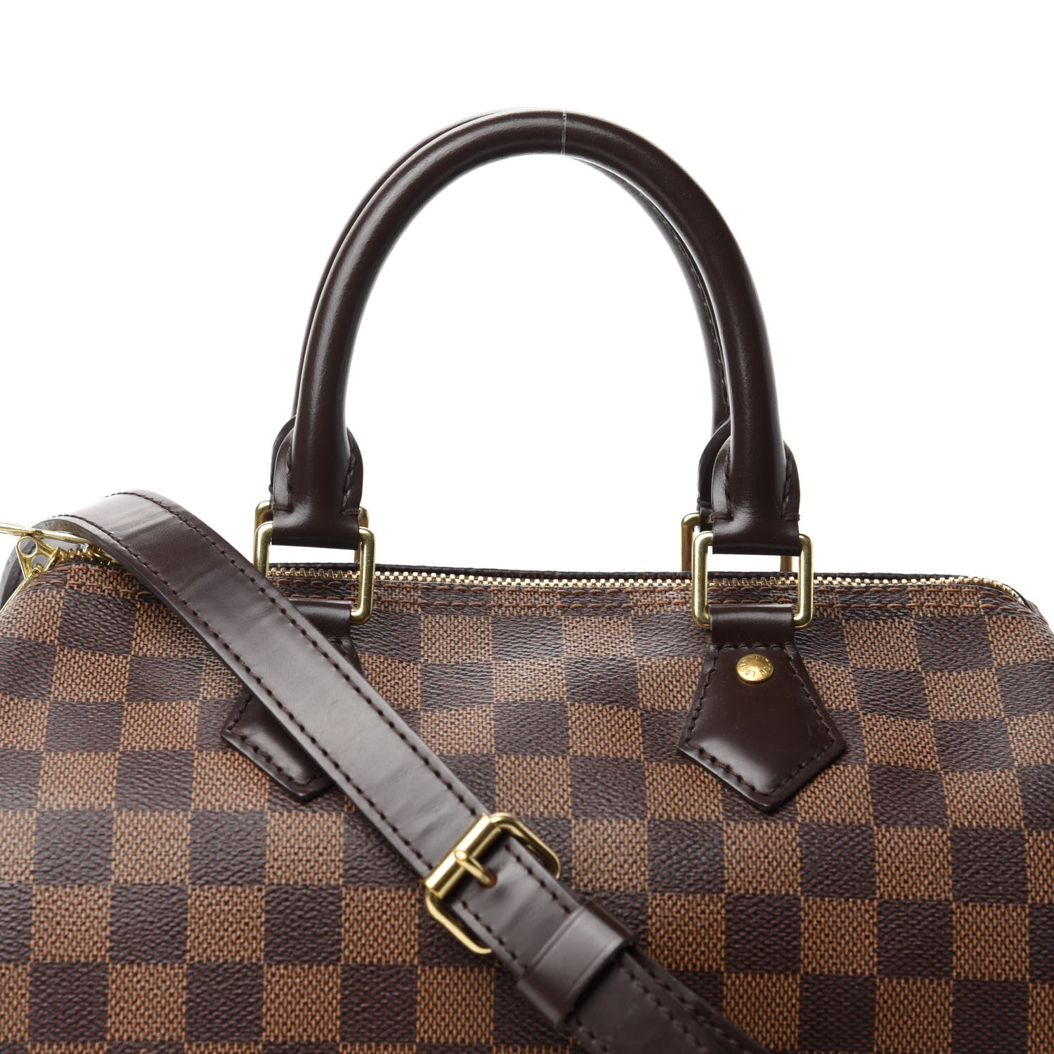Louis Vuitton Damier Ebene Speedy Bandouliere 25 11 of 11
