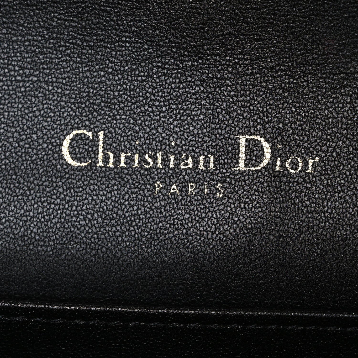 Christian Dior Lambskin Cannage Lady Dior Pouch Black 7 of 12