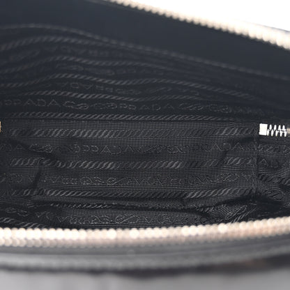 Prada Spazzolato Small Brique Crossbody Bag Black 5 of 10