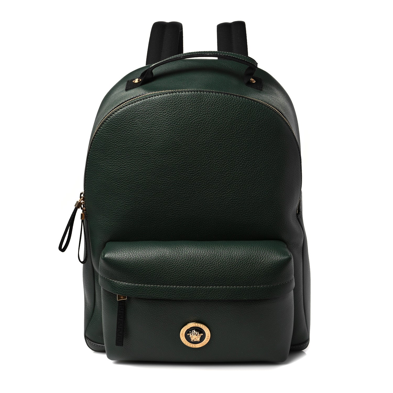 Versace Calfskin Medusa Backpack Dark Green 1 of 7