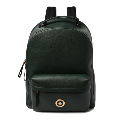 Versace Calfskin Medusa Backpack Dark Green 1 of 7