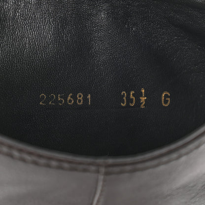 Gucci Calfskin Riding Boots 35.5 Brown 7 of 8