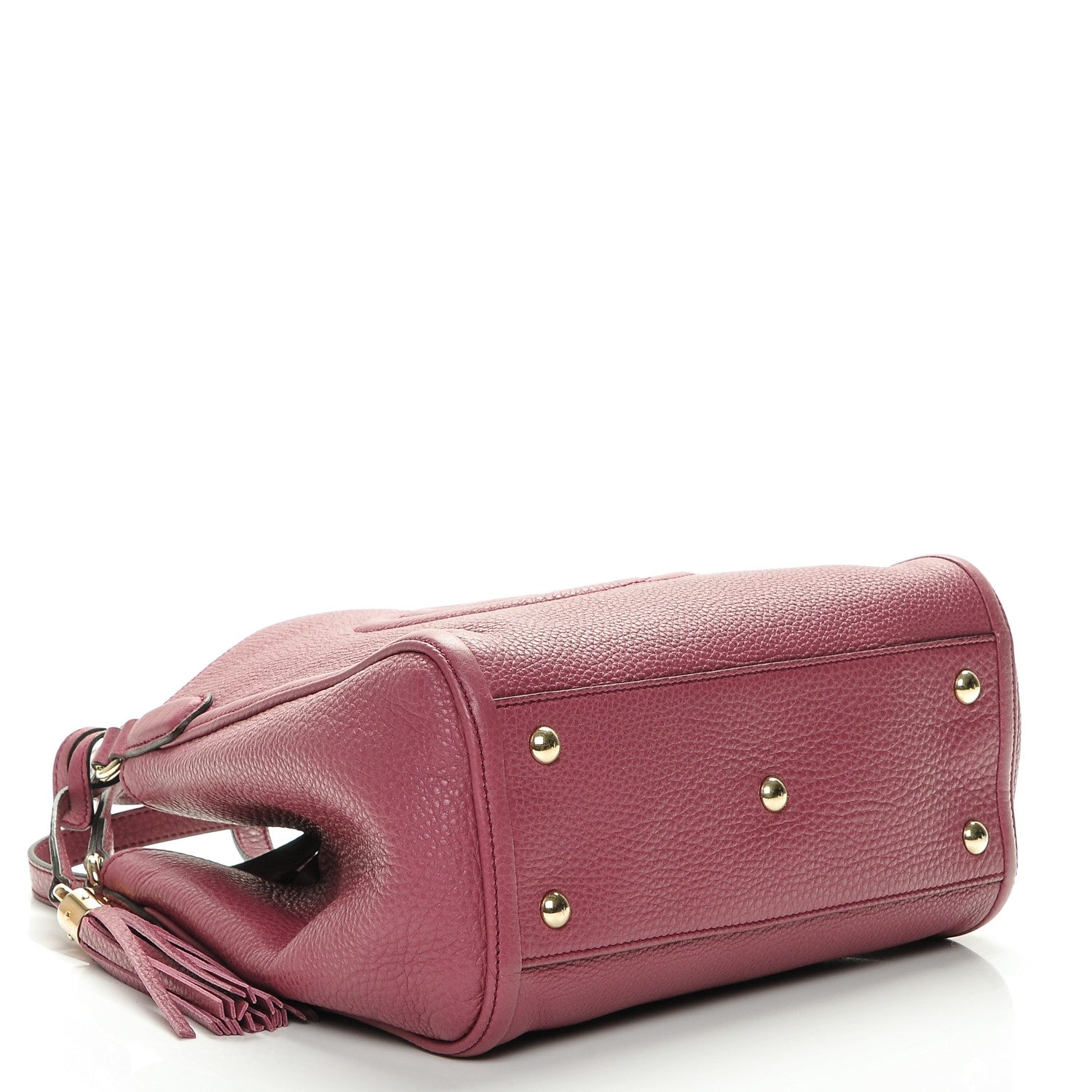 Gucci Pebbled Calfskin Small Soho Shoulder Bag Peonia Flower 4 of 6