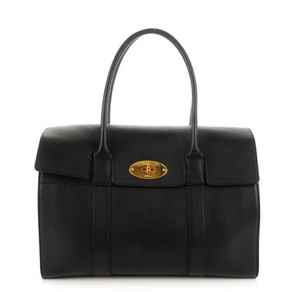 Mulberry Natural Grain Calfskin New Bayswater Black 1 of 8