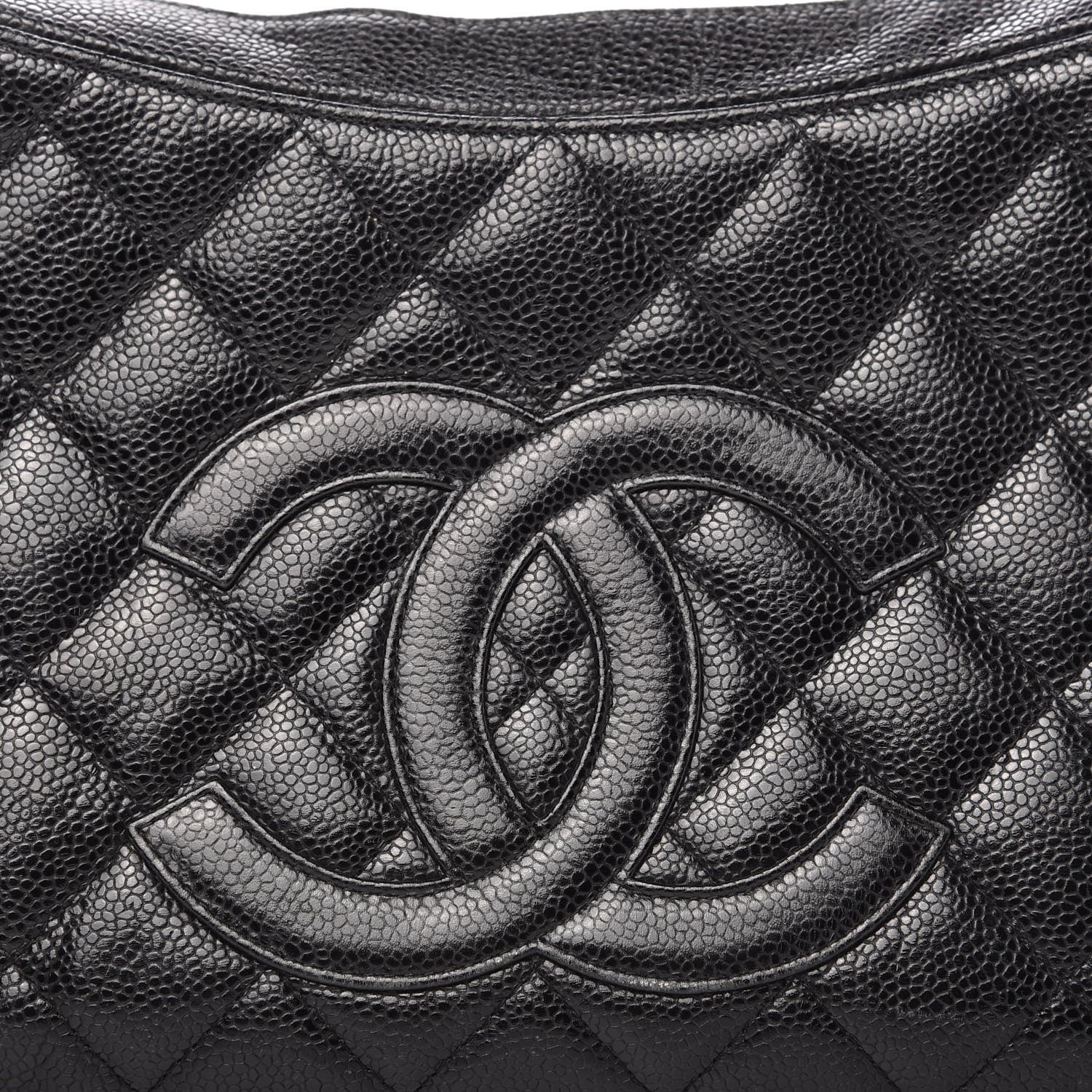 Chanel Caviar Quilted Timeless CC Shoulder Bag Black 10 of 11